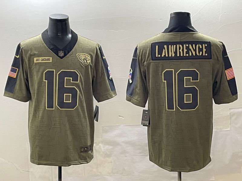 Men Jacksonville Jaguars #16 Lawrence Green Nike 2025 Salute To Service Limited NFL Jersey->jacksonville jaguars->NFL Jersey
